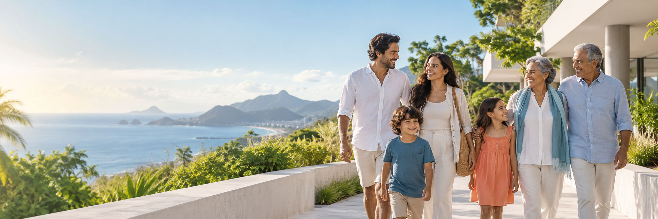 Familia disfrutando de bienestar y tranquilidad